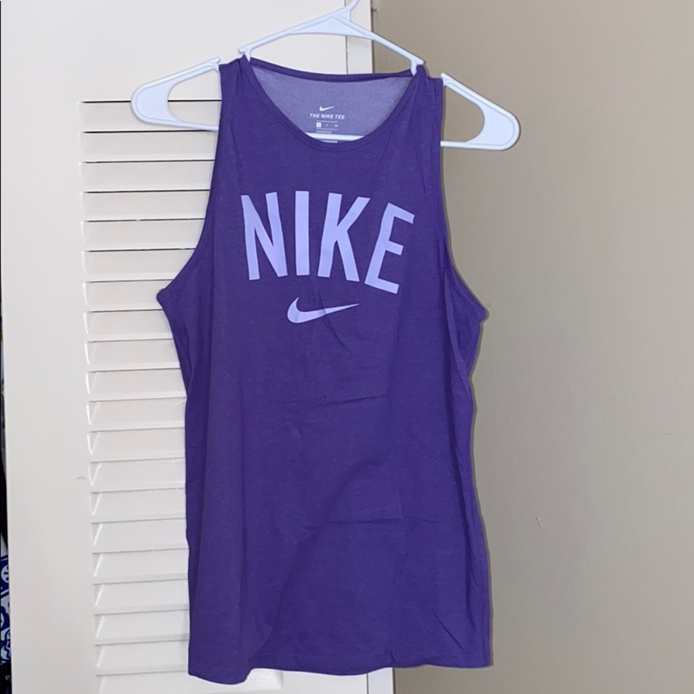 PURPLE NIKE TANK TOP